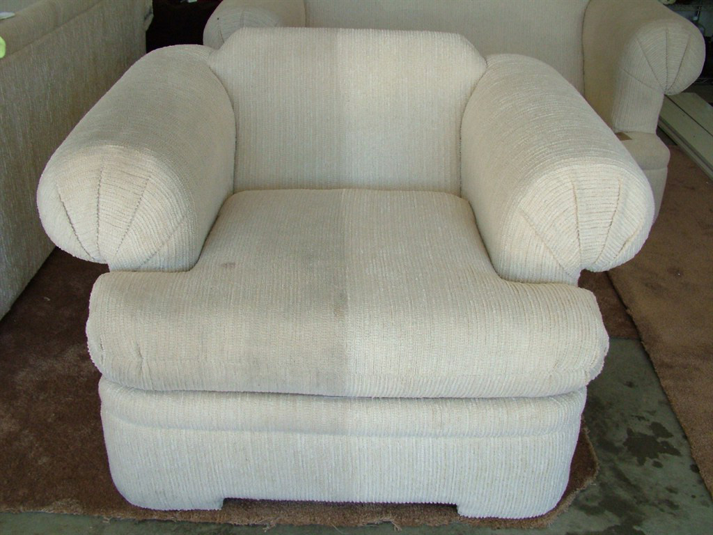 Upholstery Cleaning Before & After